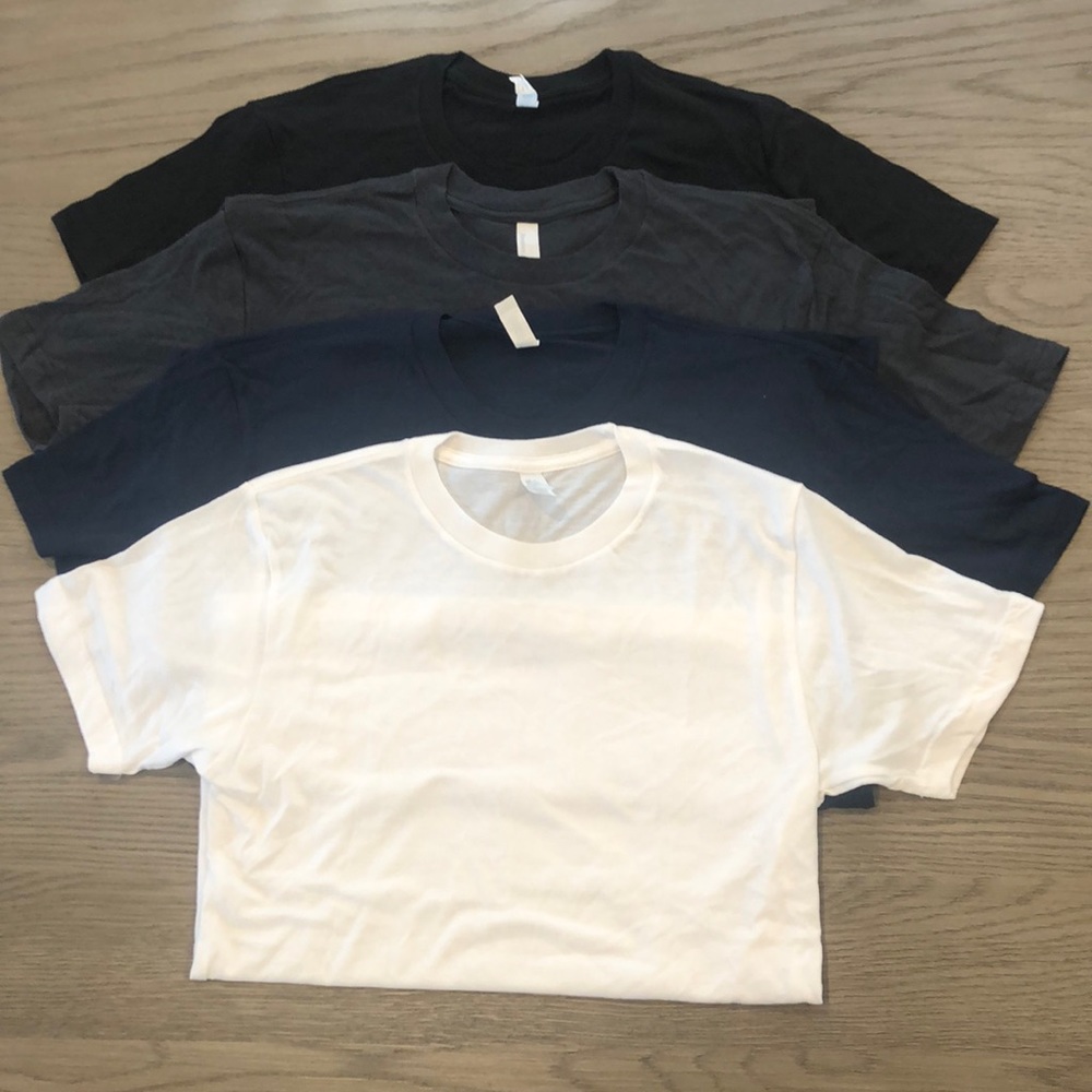 Simplex apparel -NWOT 4 plain T-shirts